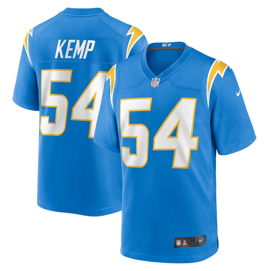 Men Los Angeles Chargers #54 Carlo Kemp Nike Powder Blue Game Player NFL Jersey->los angeles rams->NFL Jersey